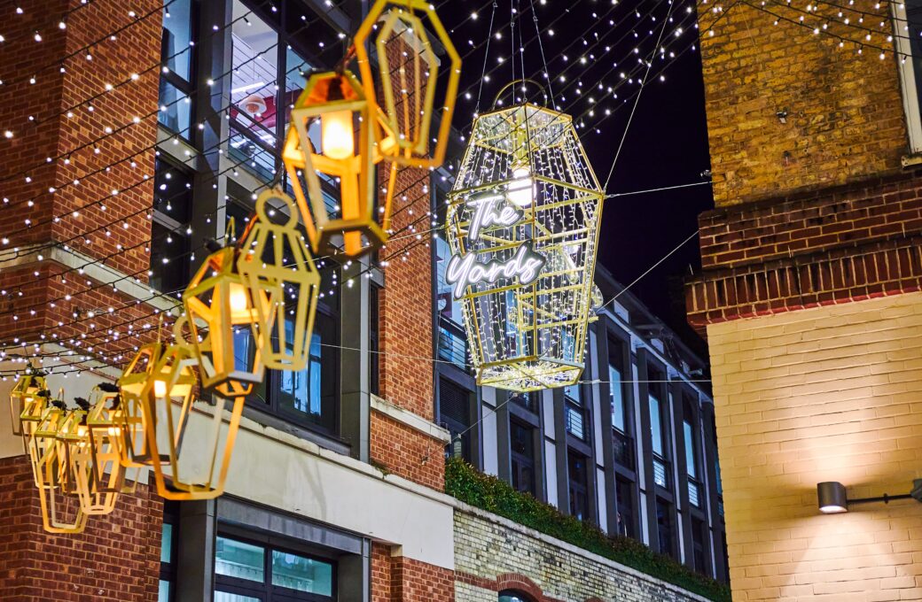 The Yards lantern light